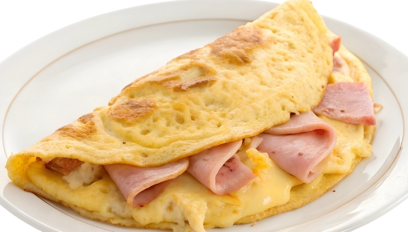 Kaşarlı Jambonlu Omlet